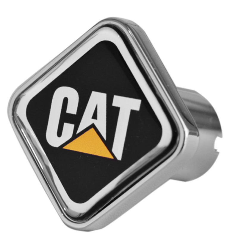 Custom Knobs CAT Logo Square Knob - Black
