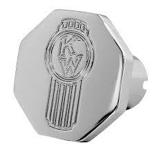 Custom Knobs Kenworth Old Logo Octagon Knob - Chrome