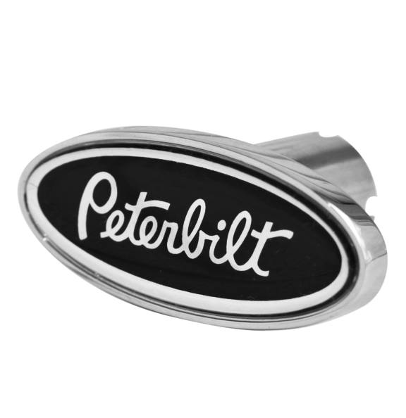 Custom Knobs Peterbilt Logo Shape Knob - Black