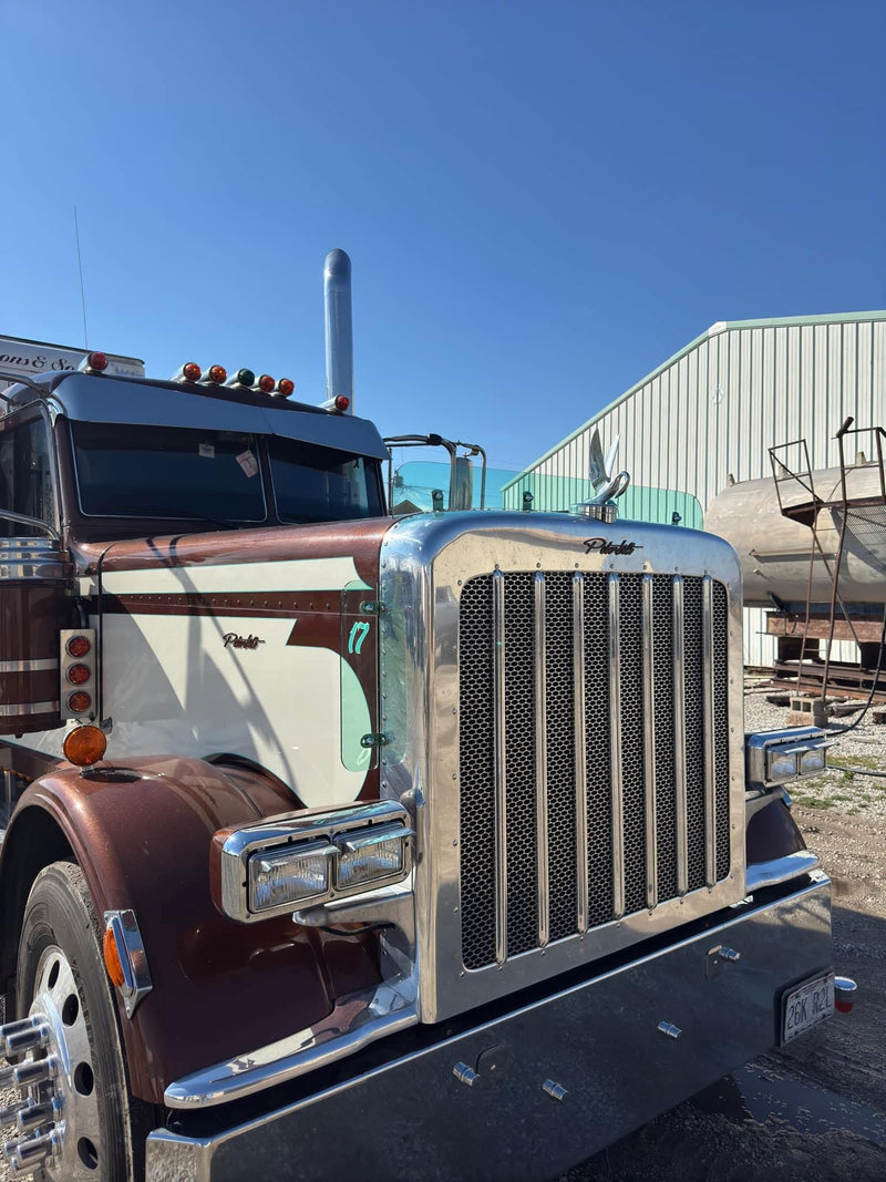 Hood Sides for Peterbilt and Kenworth models (Dark Bronze / Dark Gray / Teal / Light Green / Clear / Light Purple / Dark Purple)