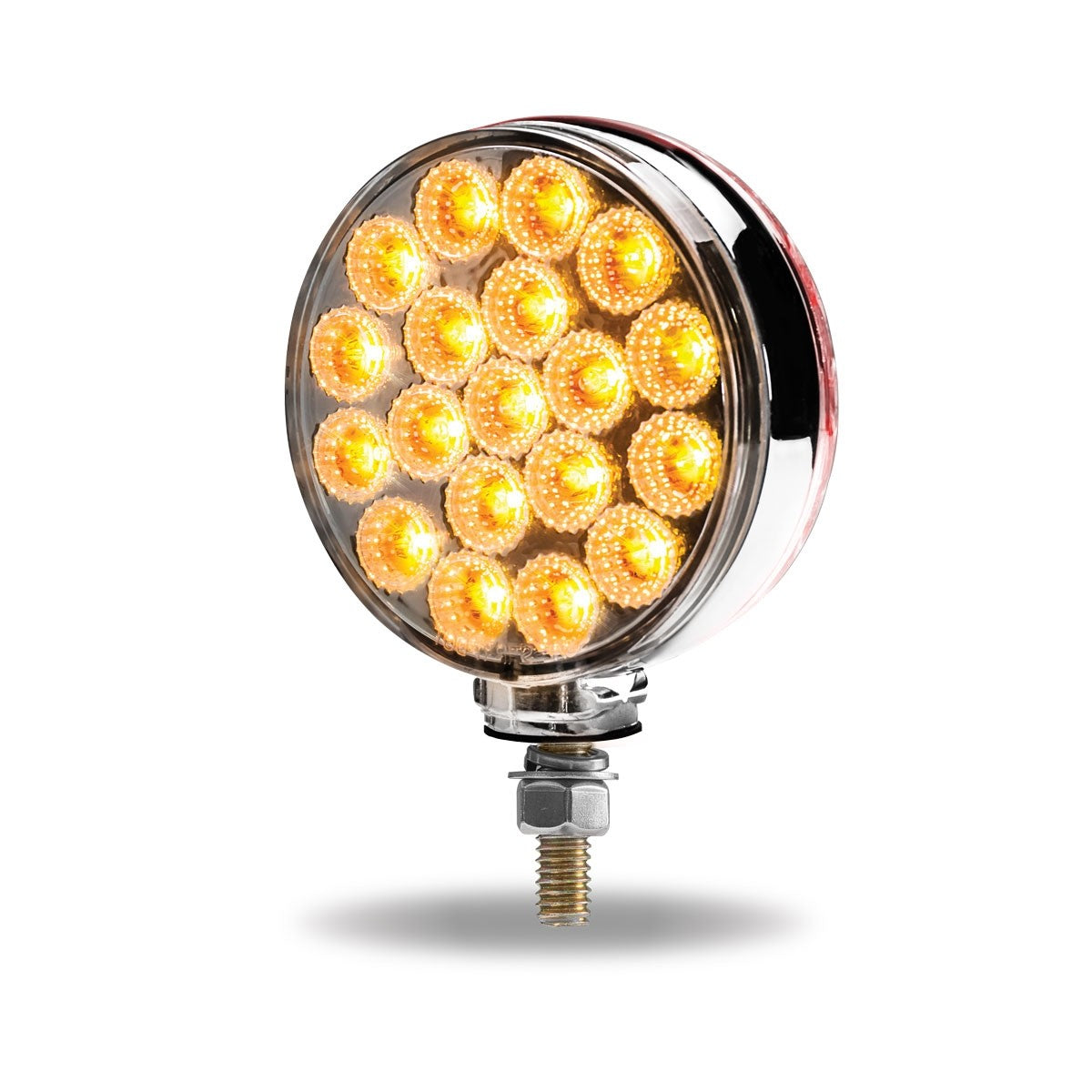 TRUX Double Face Combination Dual Revolution Amber/Red/Green LED