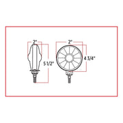 Trux Accessories Super Diode Double Faced Combo Clear LED (34 Diodes)