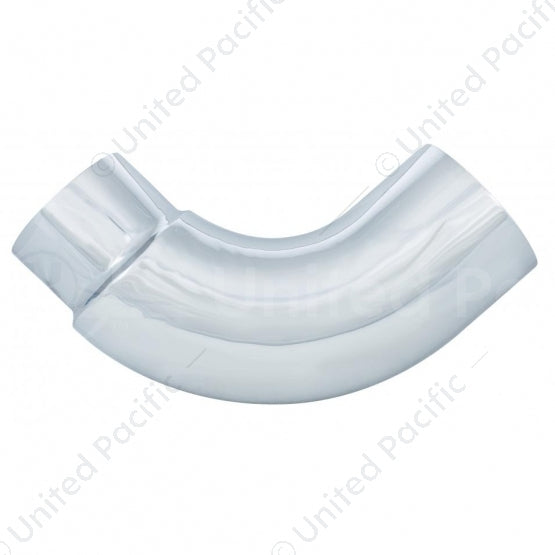United Pacific Chrome 90 Degree Exhaust Elbow, Reduce 7" O.D. To 5" O.D. - 16" X 16" E390-75-1616