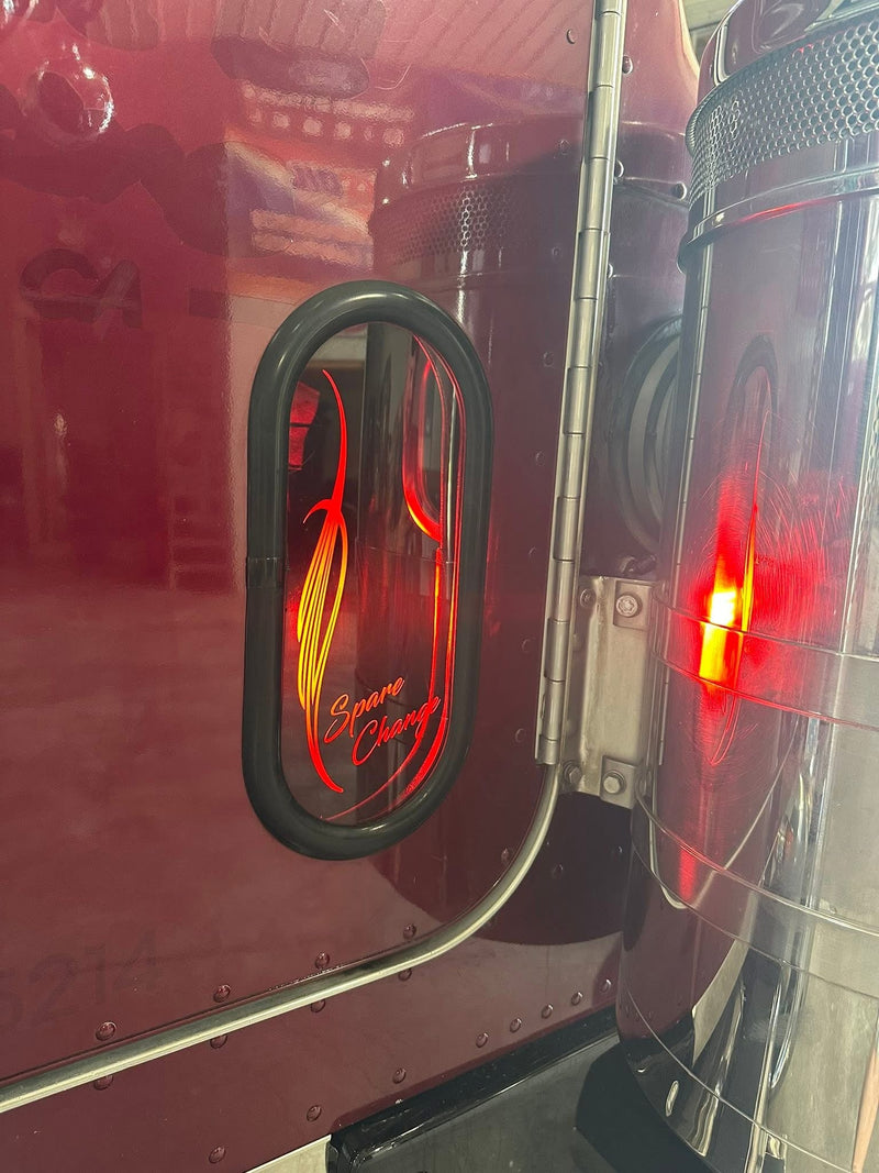 Older Peterbilt Peep Windows