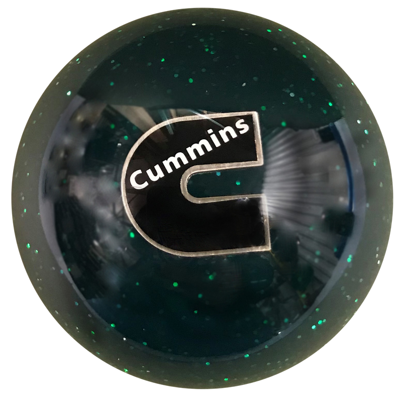 Green Glitter C Logo Shift Knob EM-CNS-GLTR-GRN