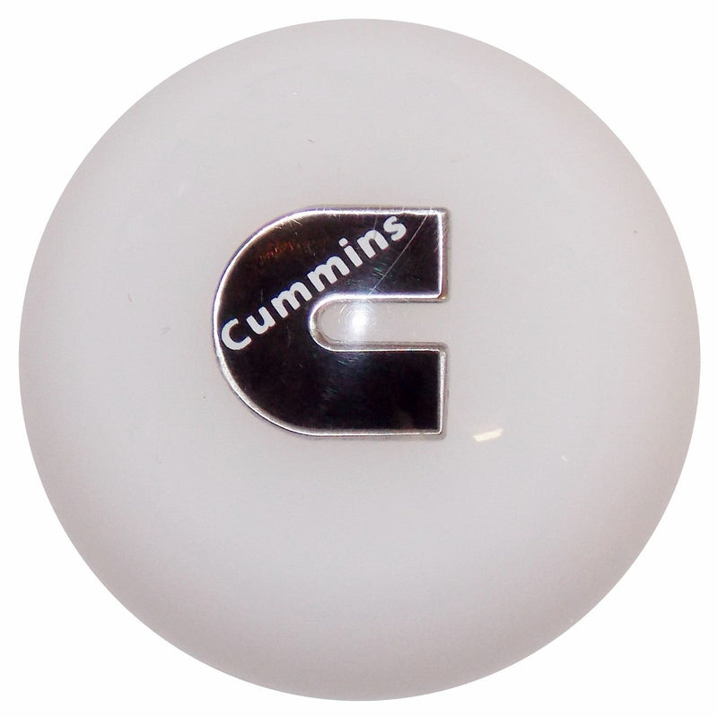 Cumminswhite C Logo Shift Knob EM-CNS-WHT
