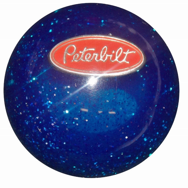 Blue Glitter Peterbilt Brake Knob BRKN-EM-PETE-GLTR-BLU