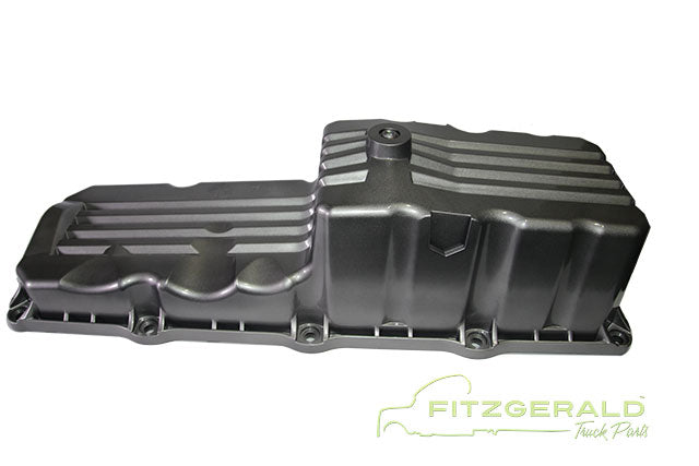 PAI Truck Parts Fitzgerald Oil Pan Detroit Series 60 Rear Sump Silver (PAI)