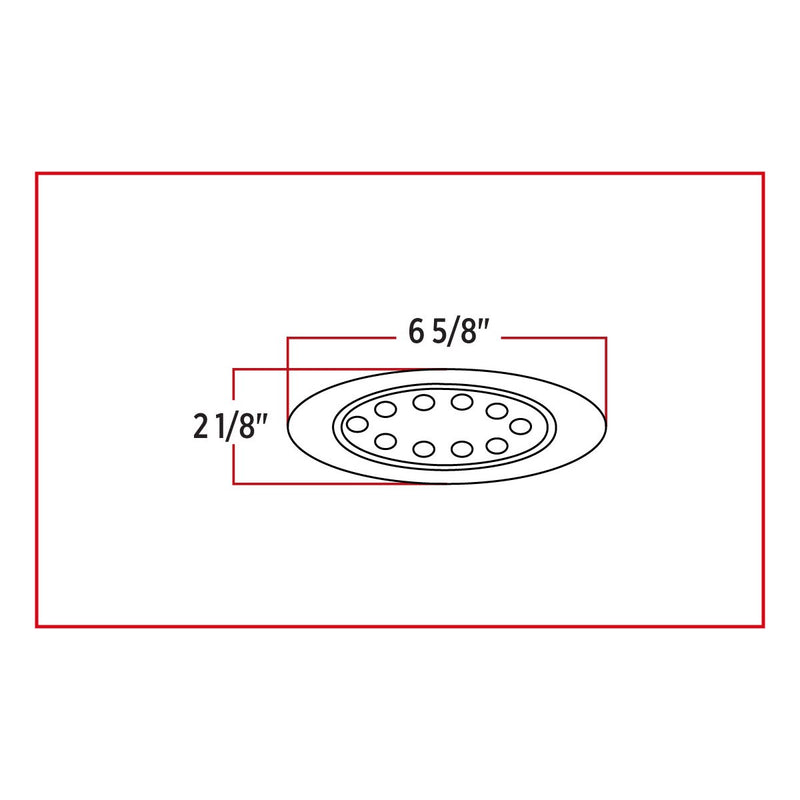 Trux Accessories Marker M1 Style Dual Revolution Red/Green LED (10 Diodes)