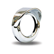 Trux Accessories 2.5" Chrome Plastic Bezel - Visor