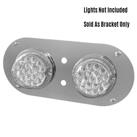 Iowa Customs Stainless Steel Above Door Dome Panel with 2 Watermelon Holes  and Light Switch Holes