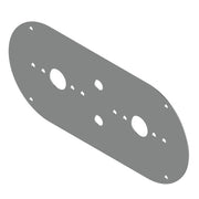 Iowa Customs Stainless Steel Above Door Dome Panel with 2 Watermelon Holes  and Light Switch Holes