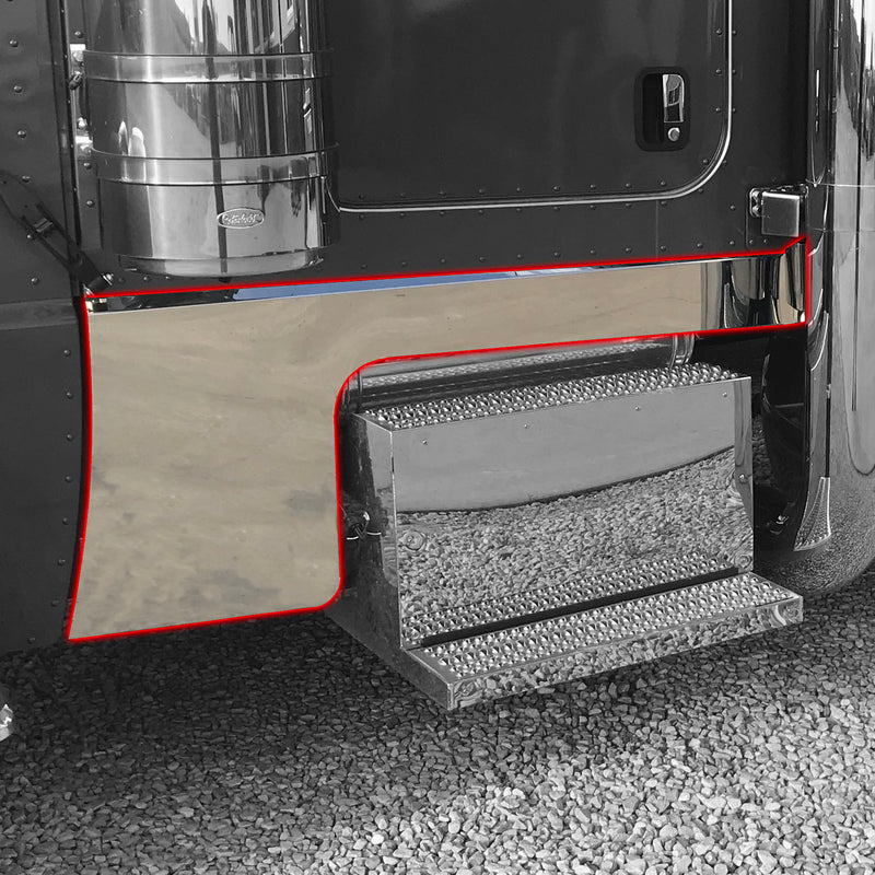 Iowa Customs Cab & Cowl Panel Set fits 389 Glider & DEF w/ Horizontal Exhaust - Light Kit Included IC171001L