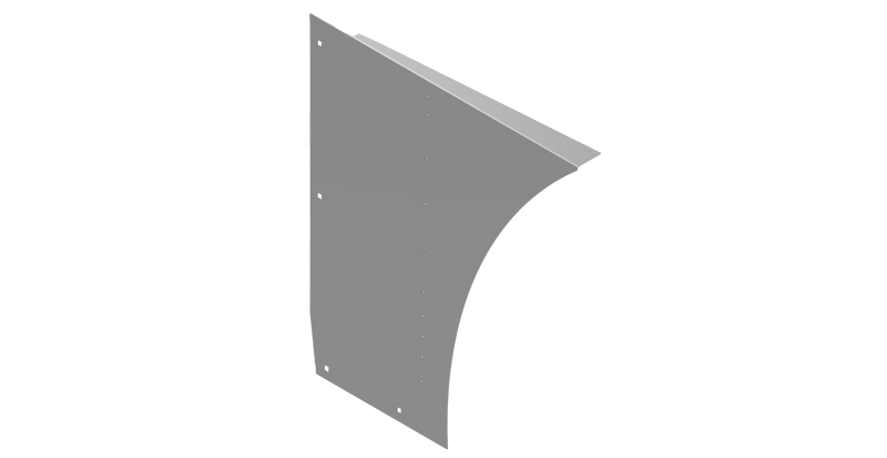 Iowa Customs Hood Extension Panels IC164001-14