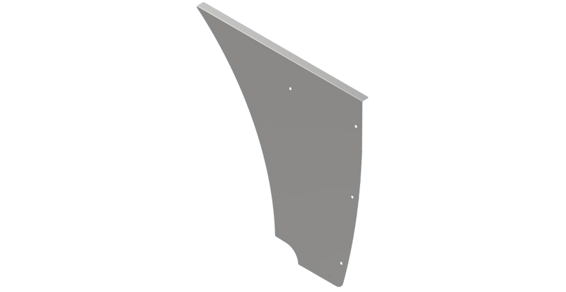 Iowa Customs Peterbilt 389 Hood Extension Panels with Dimples IC164002-14