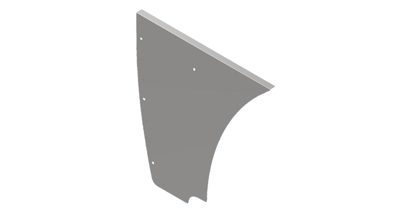 Iowa Customs Peterbilt 389 Hood Extension Panels with Dimples IC164002-14