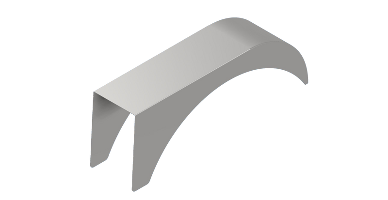 Iowa Customs Peterbilt Tank Saddle Cover - Full Radius IC168010-14