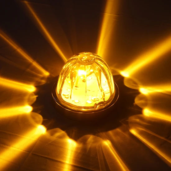 Iowa Customs Legendary Extreme Large Glass Watermelon Amber - Amber 3 Wire Dual Function IC966439