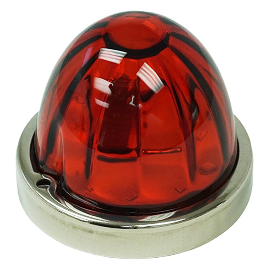 Iowa Customs Legendary Extreme Large Glass Watermelon Red - Red Lens 3 Wire Dual Function IC966440