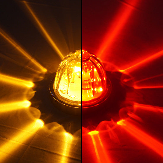Iowa Customs Legendary Extreme Large Watermelon Light, Amber-Red-Clear Color Changing Dual Function IC966449
