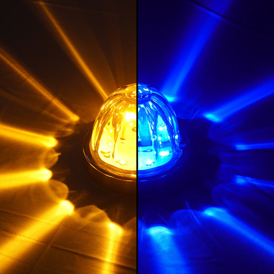 Iowa Customs Legendary Extreme Large Watermelon Light, Amber-Blue-Clear Color Changing Dual Function IC966450