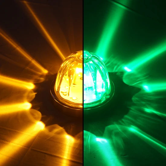 Iowa Customs Legendary Extreme Large Watermelon Light, Amber-Green-Clear Color Changing Dual Function IC966452