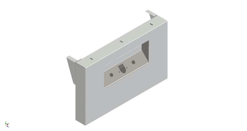 Iowa Customs Rear Center Panel With Airline Box - 20" Drop IC983001