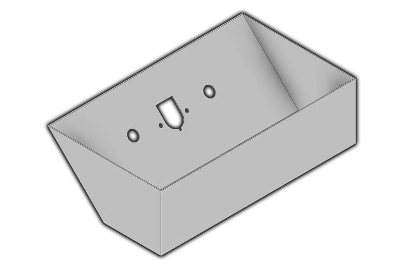Iowa Customs On-Frame Sectionalized Deck Plate System - Recessed Airline Box IC991009