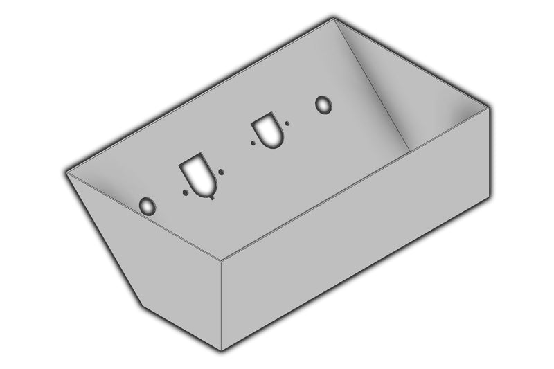 Iowa Customs On-Frame Sectionalized Deck Plate System - Recessed Airline Box IC991009