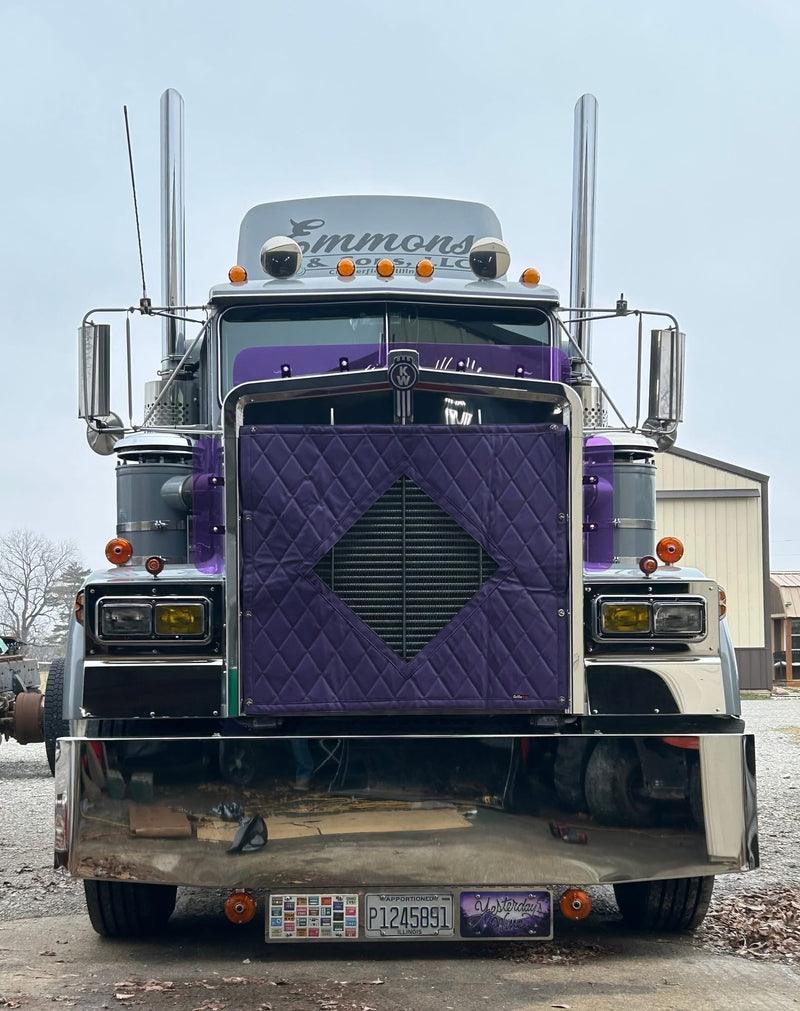 Hood Sides for Peterbilt and Kenworth models (Dark Bronze / Dark Gray / Teal / Light Green / Clear / Light Purple / Dark Purple)
