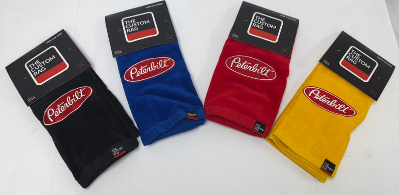 The Custom Rag Embroidered Truck Rag - Peterbilt
