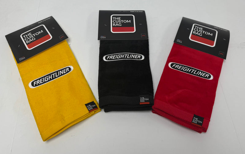 The Custom Rag Embroidered Truck Rag - Freightliner