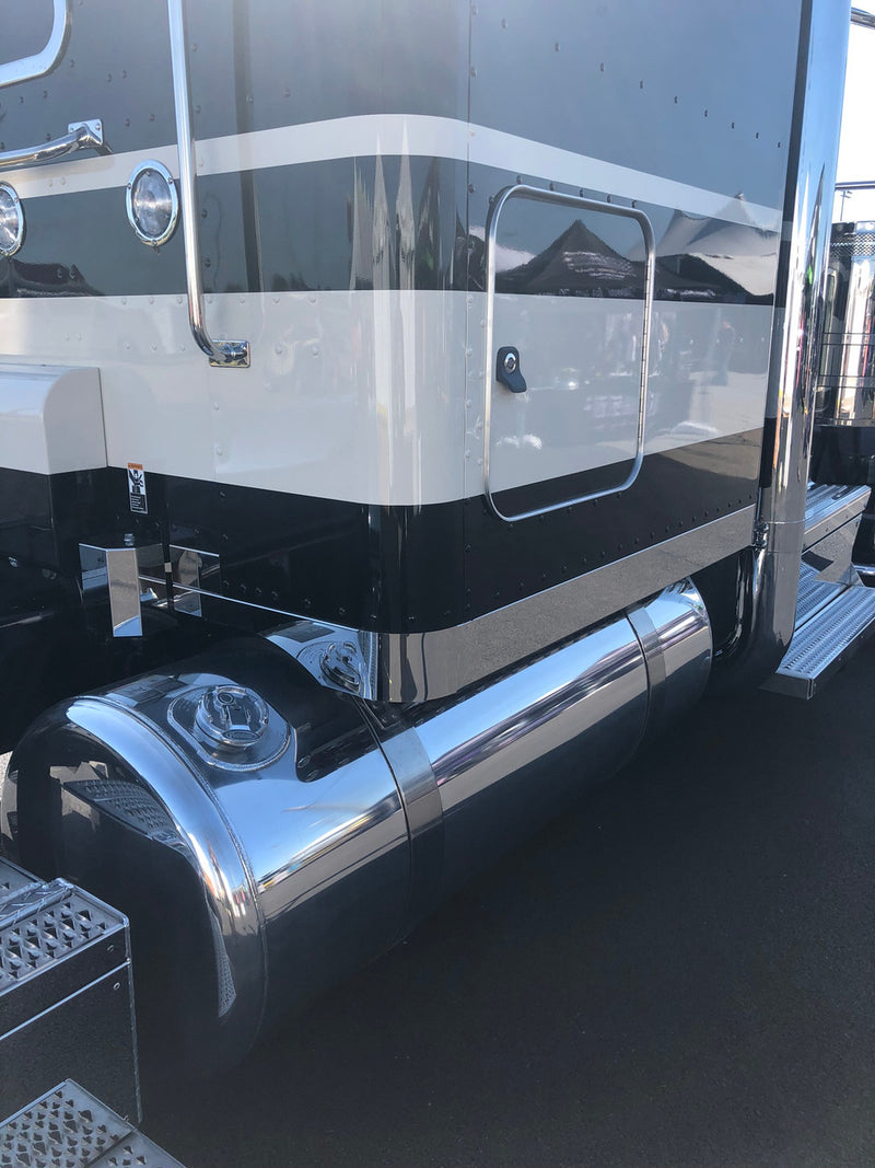 Iowa Customs Peterbilt Sleeper Panels - Full Wrap - Stock Exhaust - 48"/58" Sleeper - No Light Kit Included IC170020