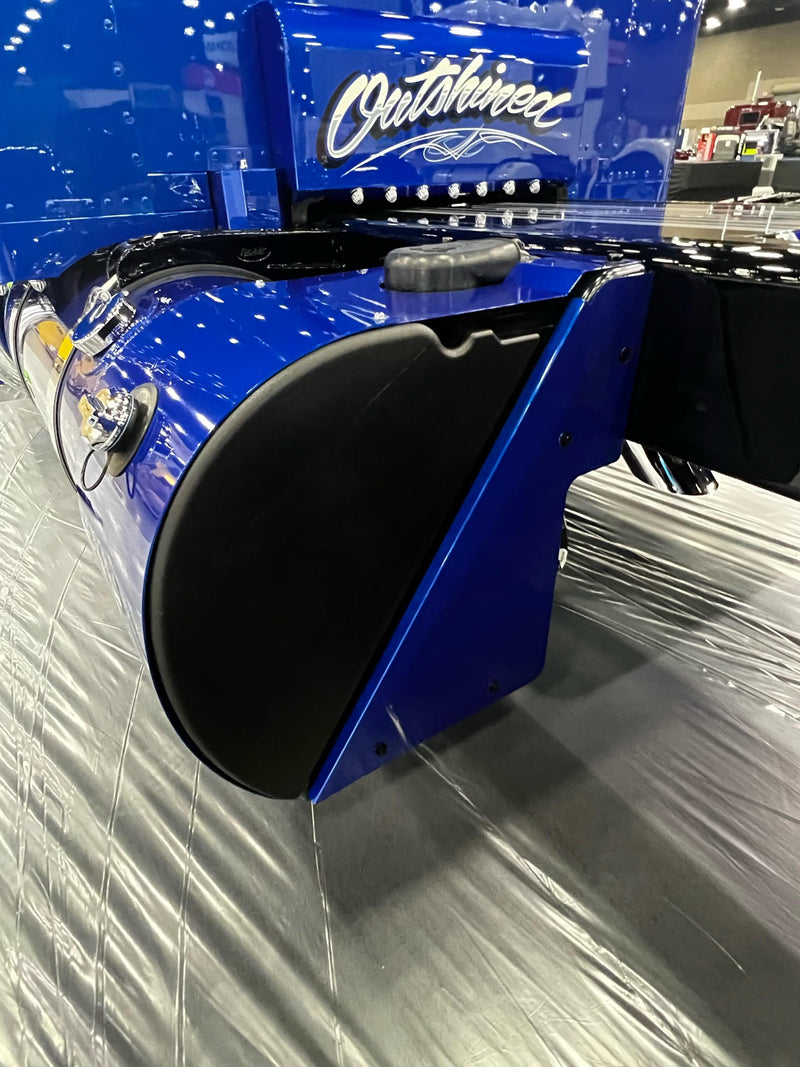 Iowa Customs Peterbilt DEF Tank Covers (2022+) - Medium and Large Tank Fitment - Sold as Pairs ((1) Left and (1) Right) IC168001-14
