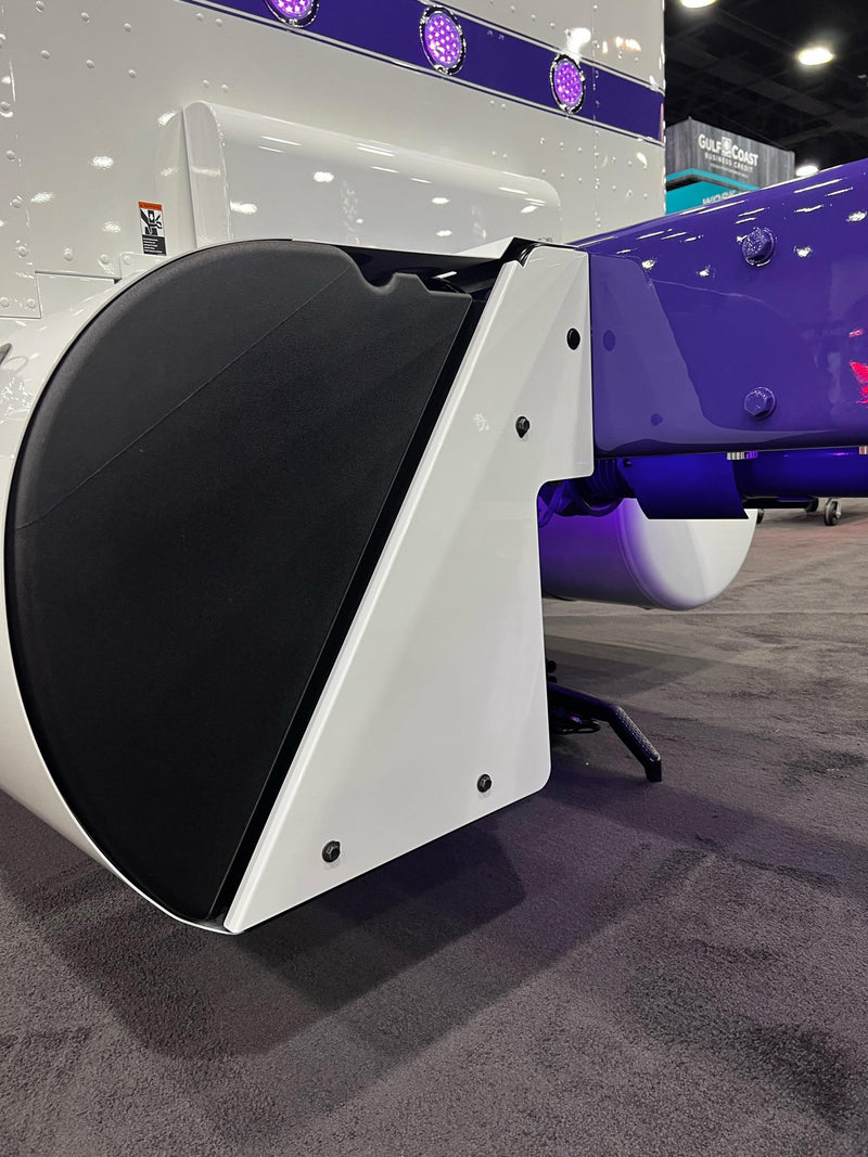Iowa Customs Peterbilt DEF Tank Covers (2022+) - Medium and Large Tank Fitment - Sold as Pairs ((1) Left and (1) Right) IC168001-14