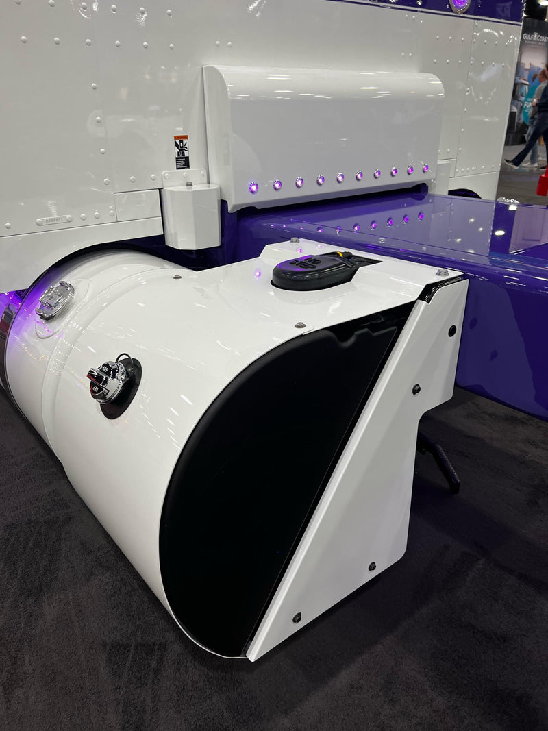 Iowa Customs Peterbilt DEF Tank Covers (2022+) - Large Tank Fitment  -  Top Cover IC168002-14