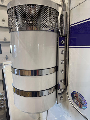 Iowa Customs Peterbilt Air Cleaner Light Panels - Back Side IC167002