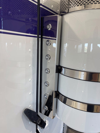 Iowa Customs Peterbilt Air Cleaner Light Panels - Front Side IC167001
