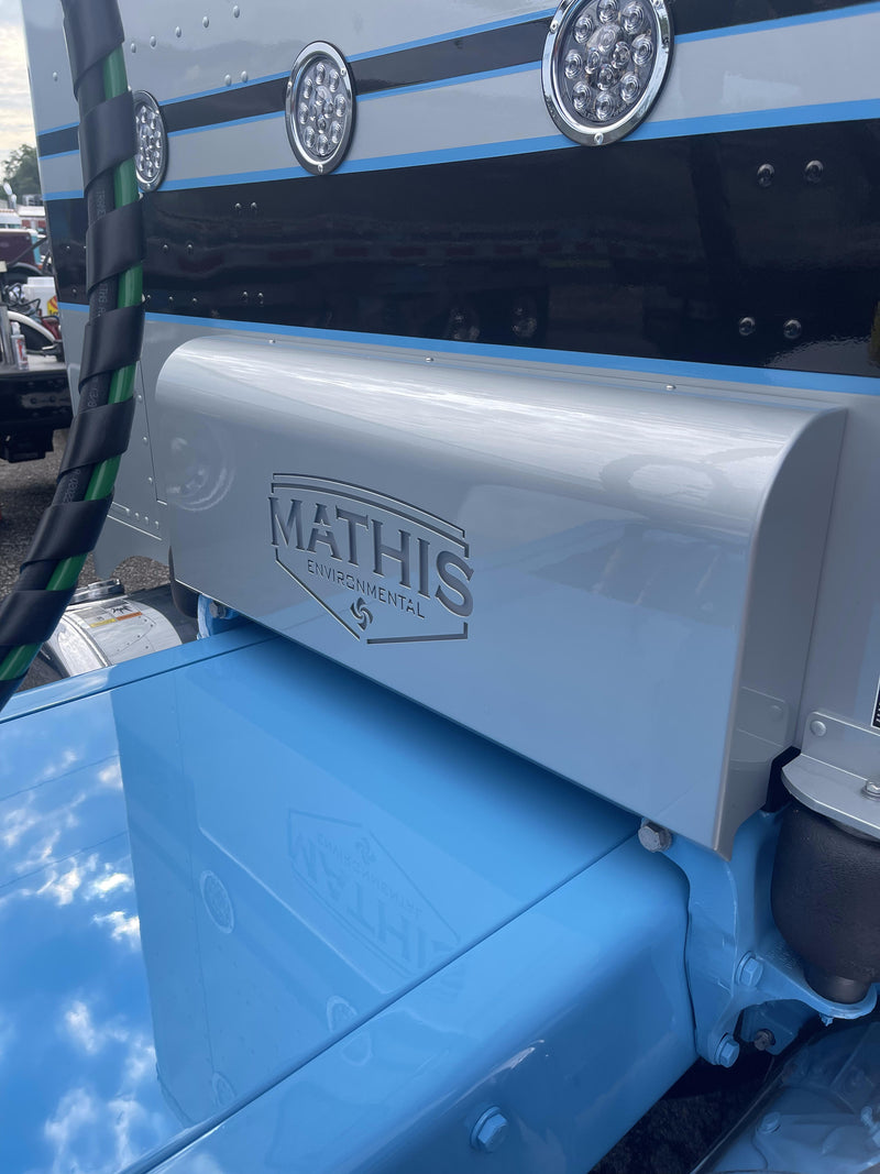 Iowa Customs Peterbilt 389 Shock Box Cover - Round Top Design IC172001