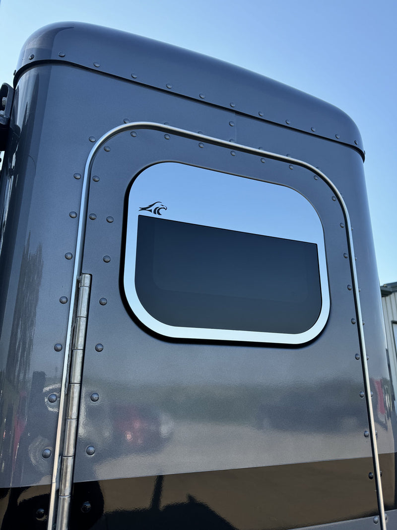 Iowa Customs Peterbilt 589 Sleeper Window Trims - Drivers Side IC180030