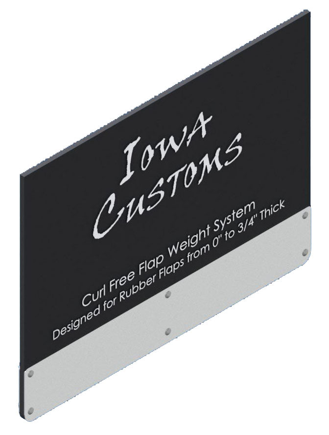 Iowa Customs Iowa Customs Curl Flap Weights - Tapered - 0" to 1/2" Thick Flap IC989001