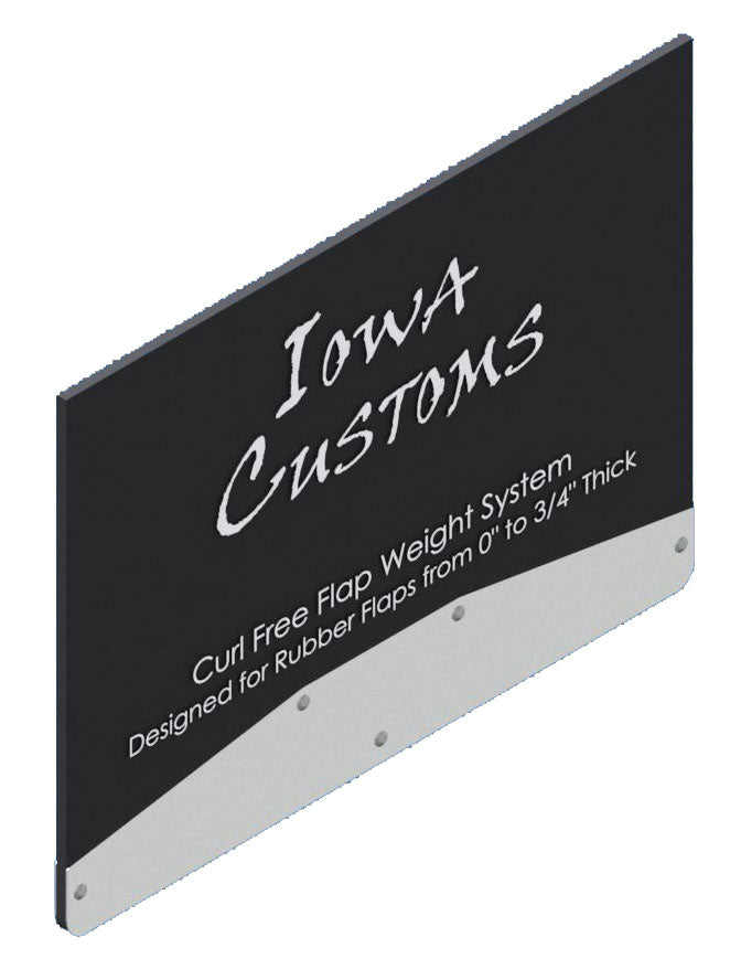 Iowa Customs Iowa Customs Curl Flap Weights - Tapered - 1/2" to 3/4" Thick Flap IC989079