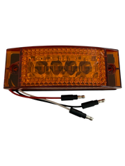Rectangular Star Marker Light/Turn Signal (2" x 6")