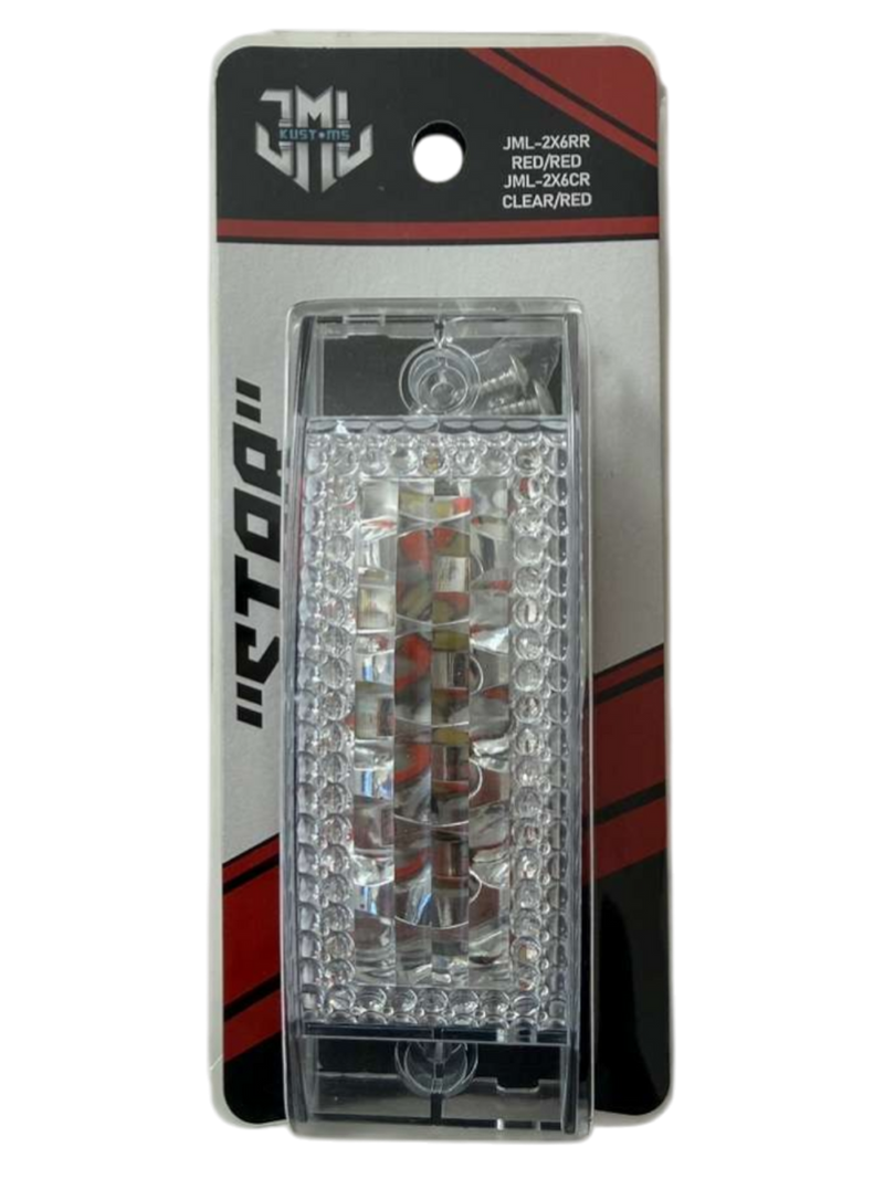 Rectangular Star Marker Light/Turn Signal (2" x 6")