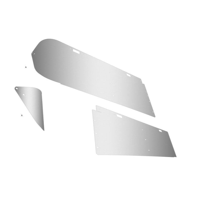 Trux Accessories 12" Kenworth T660 Sunvisor with 5 Slotted Light Holes - Replaces OEM Visor