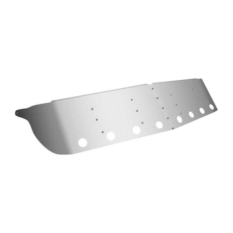 Trux Accessories 14 Kenworth W900 Curved Glass Sunvisor with 8 x 2" Light Holes (2006-)