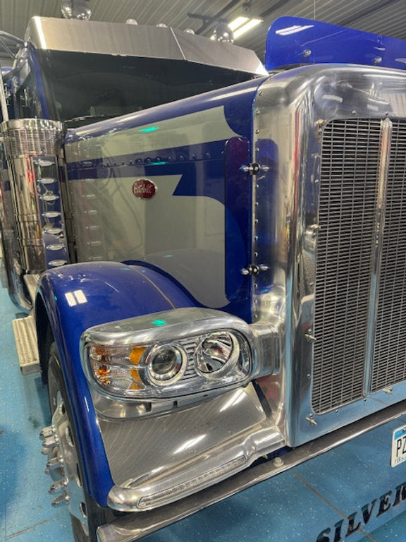 Hood Sides for Peterbilt and Kenworth models (Red / Orange / Yellow / Green / Blue / Light Blue / Rose Pink)