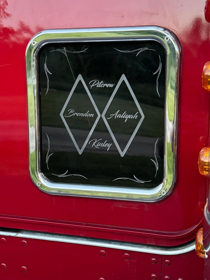 Newer Kenworth Peep Windows