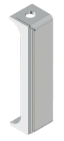 Iowa Customs Mirror Light Bracket - 4" Long - Sold in Pairs IC966055-14