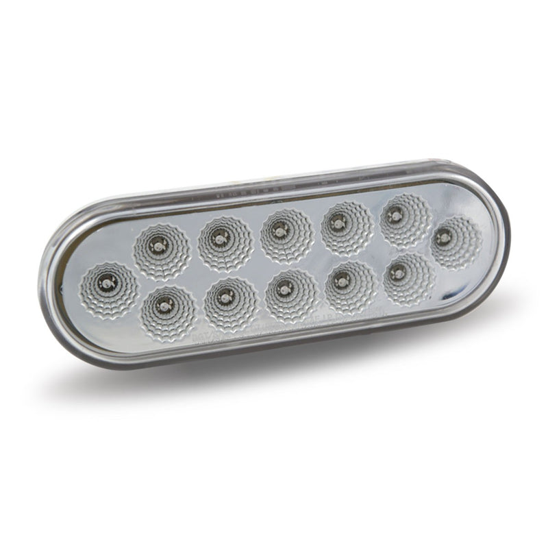 Trux Accessories 6" Oval Dual Revolution Amber/Green LED Light